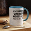 Know Your Worth-Accent Coffee Mug (11, 15oz)