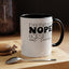 Nope-Accent Coffee Mug (11, 15oz)