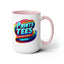 PTB-Accent Coffee Mug, 15oz