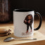 Standing on Business-Brown Woman-Accent Coffee Mug (11, 15oz)