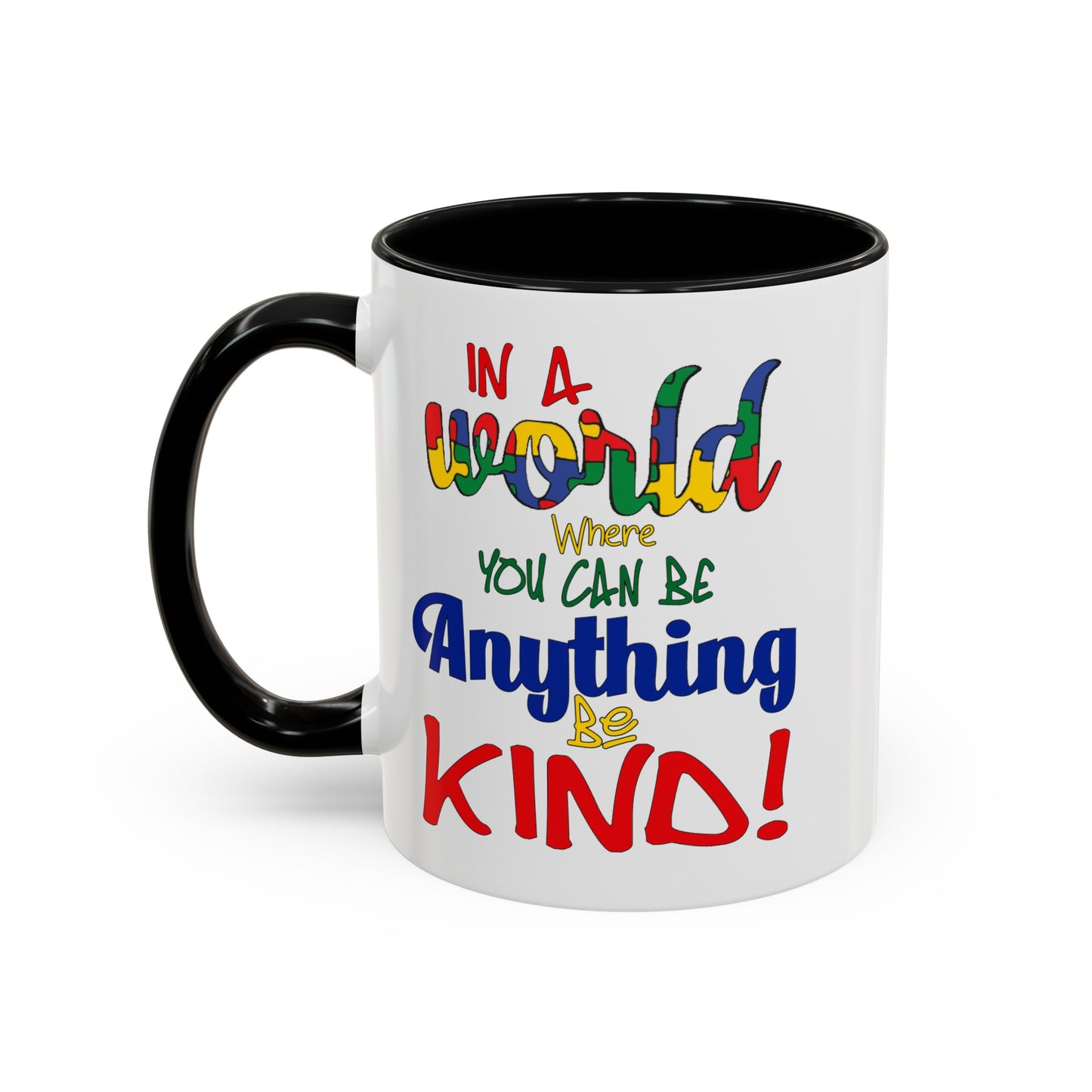 Be Kind-Accent Coffee Mug (11, 15oz)