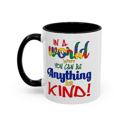 Be Kind-Accent Coffee Mug (11, 15oz)