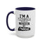 Master Peace-Black-Accent Coffee Mug (11, 15oz)