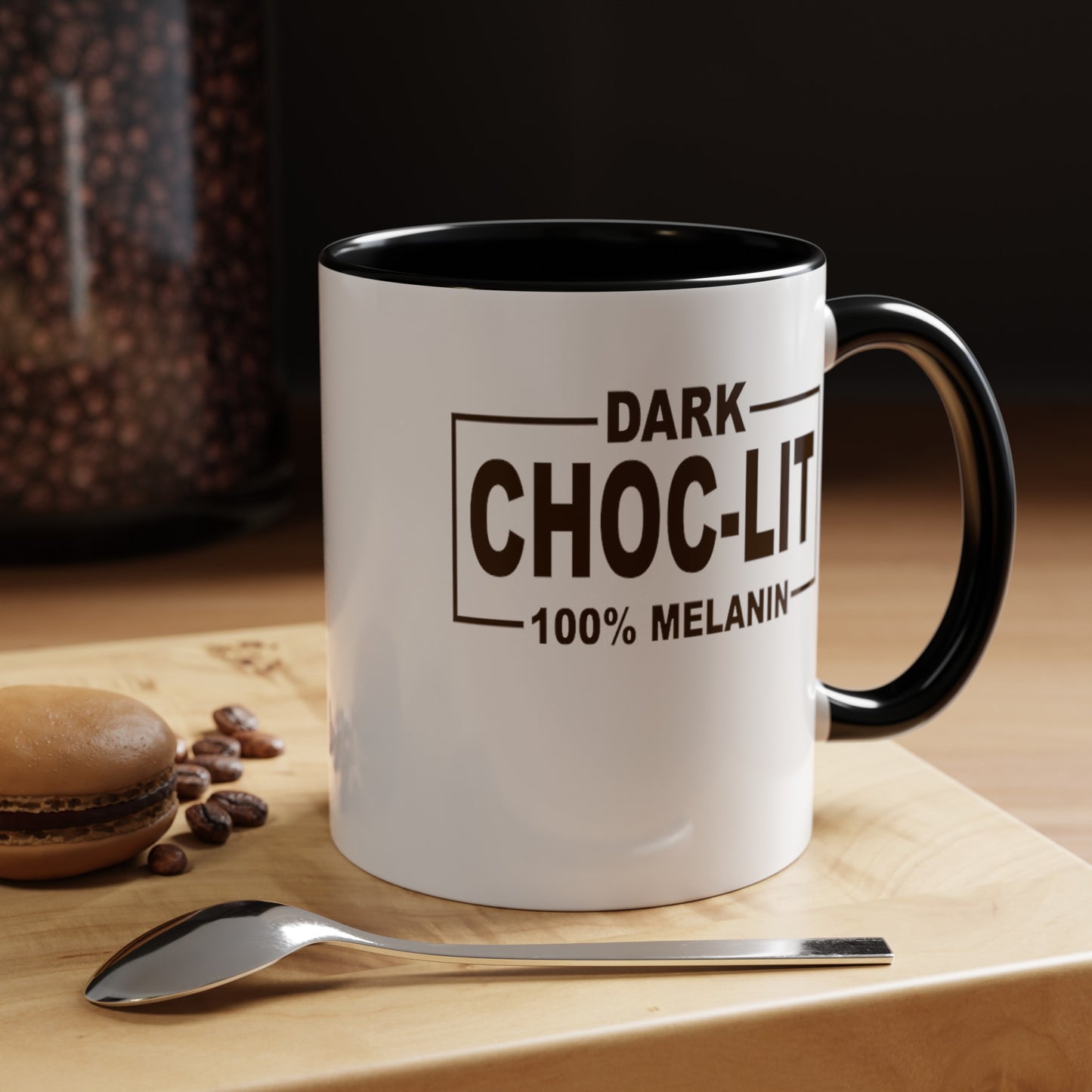 Dark Choc-Lit-Accent Coffee Mug (11, 15oz)