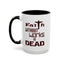 Faith without Works-Accent Coffee Mug (11, 15oz)