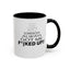 Stop Cussing-Accent Coffee Mug (11, 15oz)