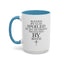 Blessed by God-Accent Coffee Mug (11, 15oz)