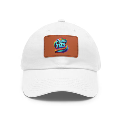 PTB-Dad Hat with Leather Patch (Rectangle)