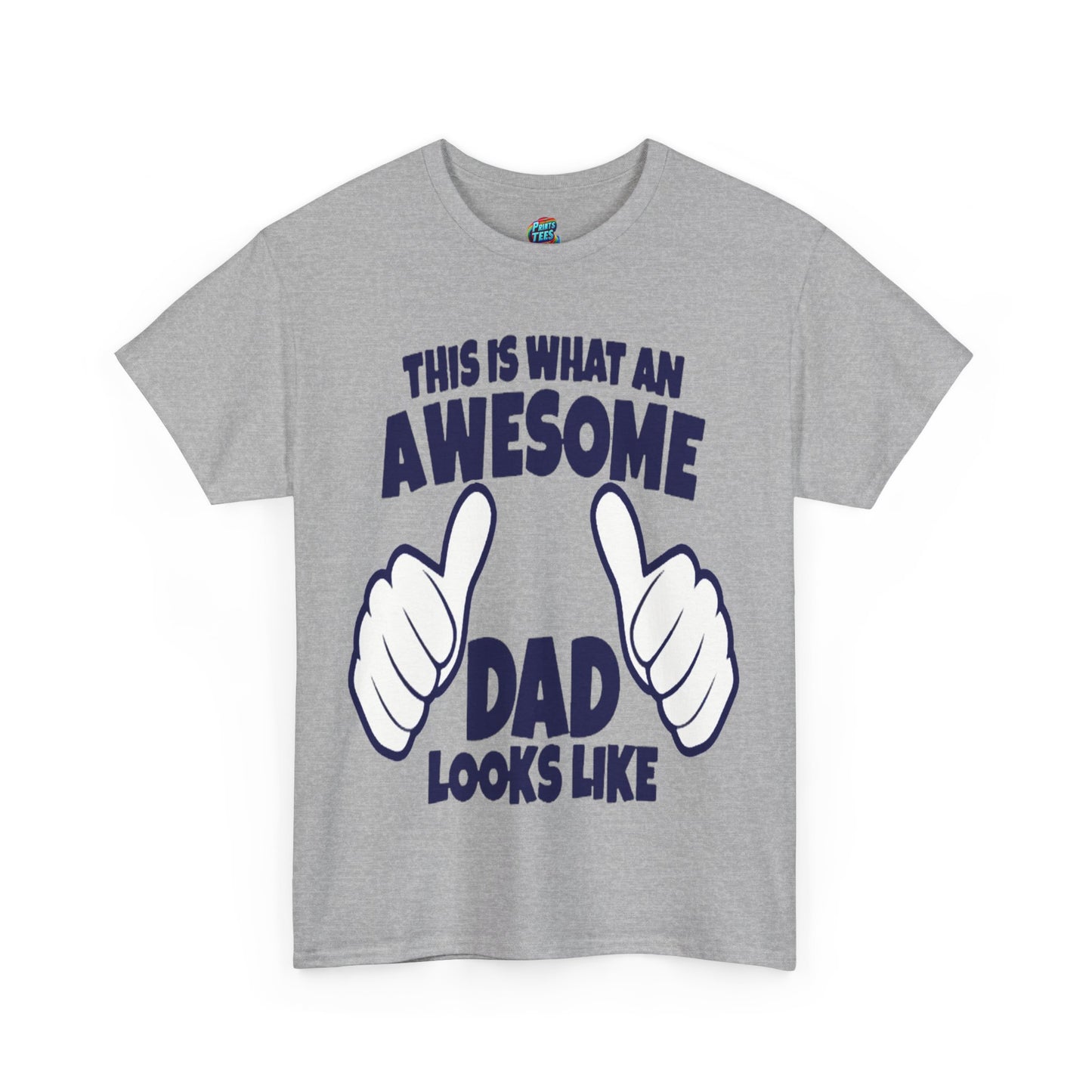 Awesome Dad-Heavy Cotton Classic Tee
