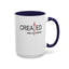 Created With Purpose-Accent Coffee Mug (11, 15oz)