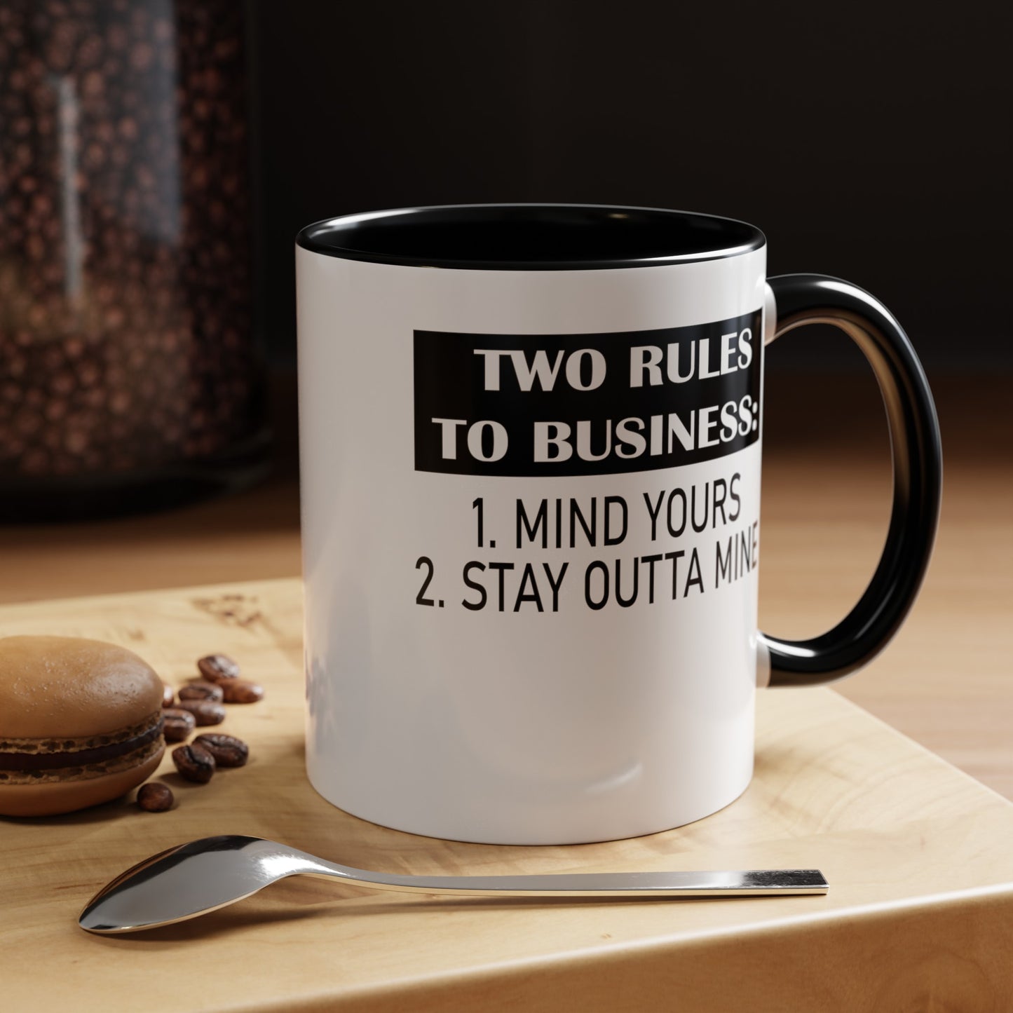 Business Rules-Accent Coffee Mug (11, 15oz)