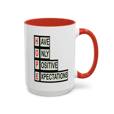 Hope Blocks-Accent Coffee Mug (11, 15oz)