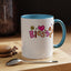 Blessed Flowers-Accent Coffee Mug (11, 15oz)