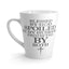 Blessed by God-Latte Mug, 12oz