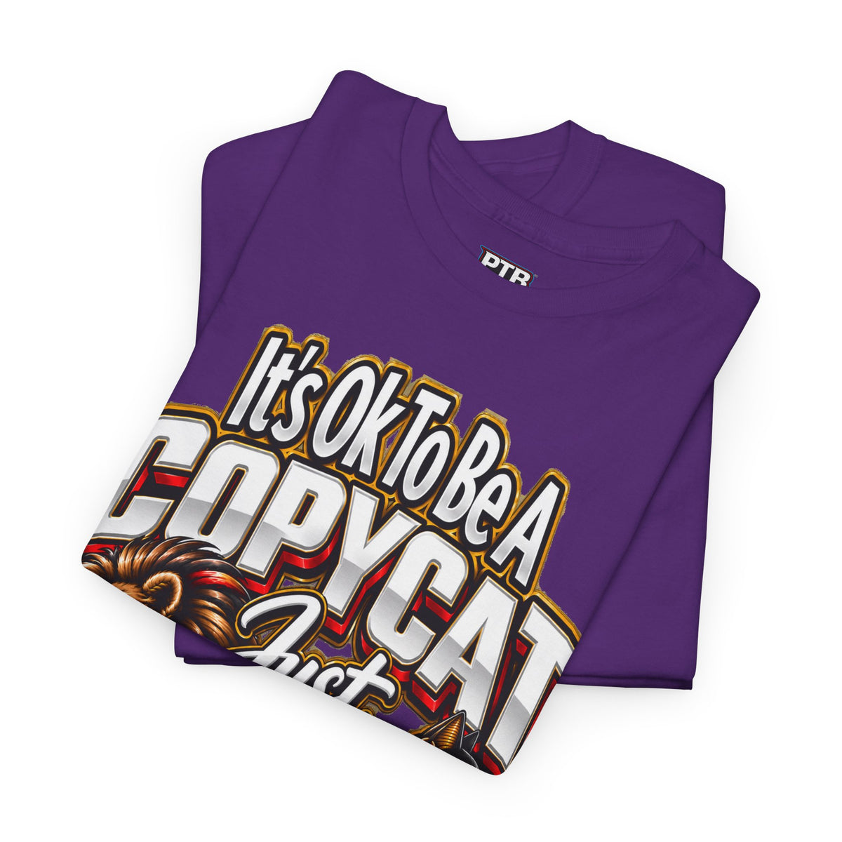 Copycat Cat Graphic T-Shirt – “It’s OK to Be a Copycat, Just Copy the Right”