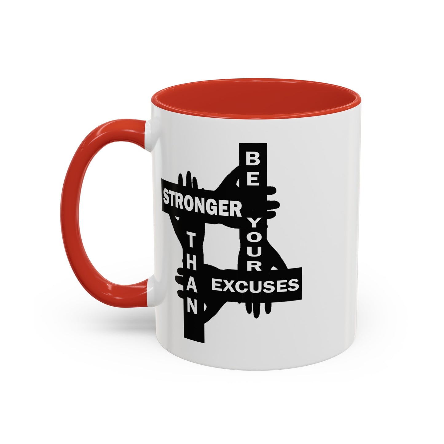 Be Stronger-Accent Coffee Mug (11, 15oz)