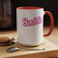Pink Baddie-Accent Coffee Mug (11, 15oz)