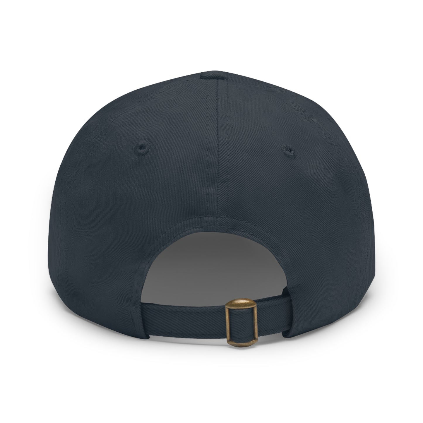 PTB-Dad Hat with Leather Patch (Round)