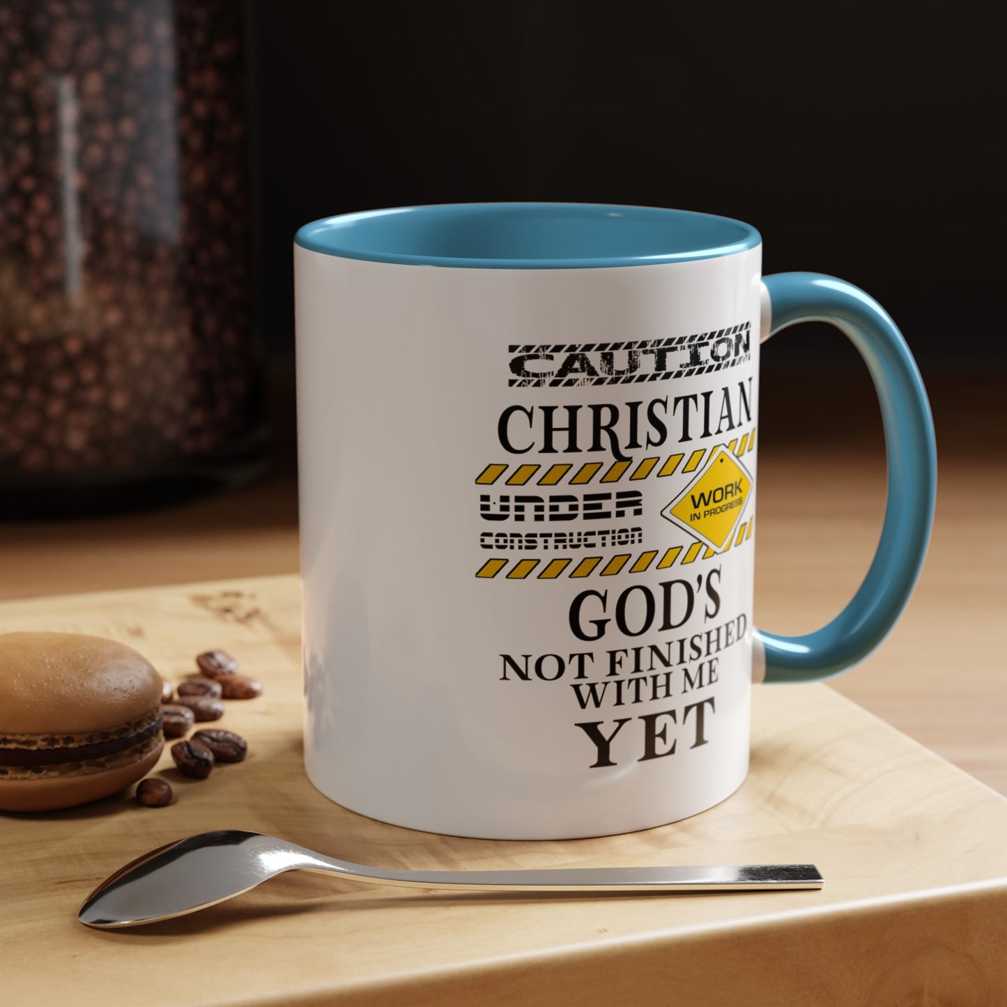 Christian Under Construction-Accent Coffee Mug (11, 15oz)