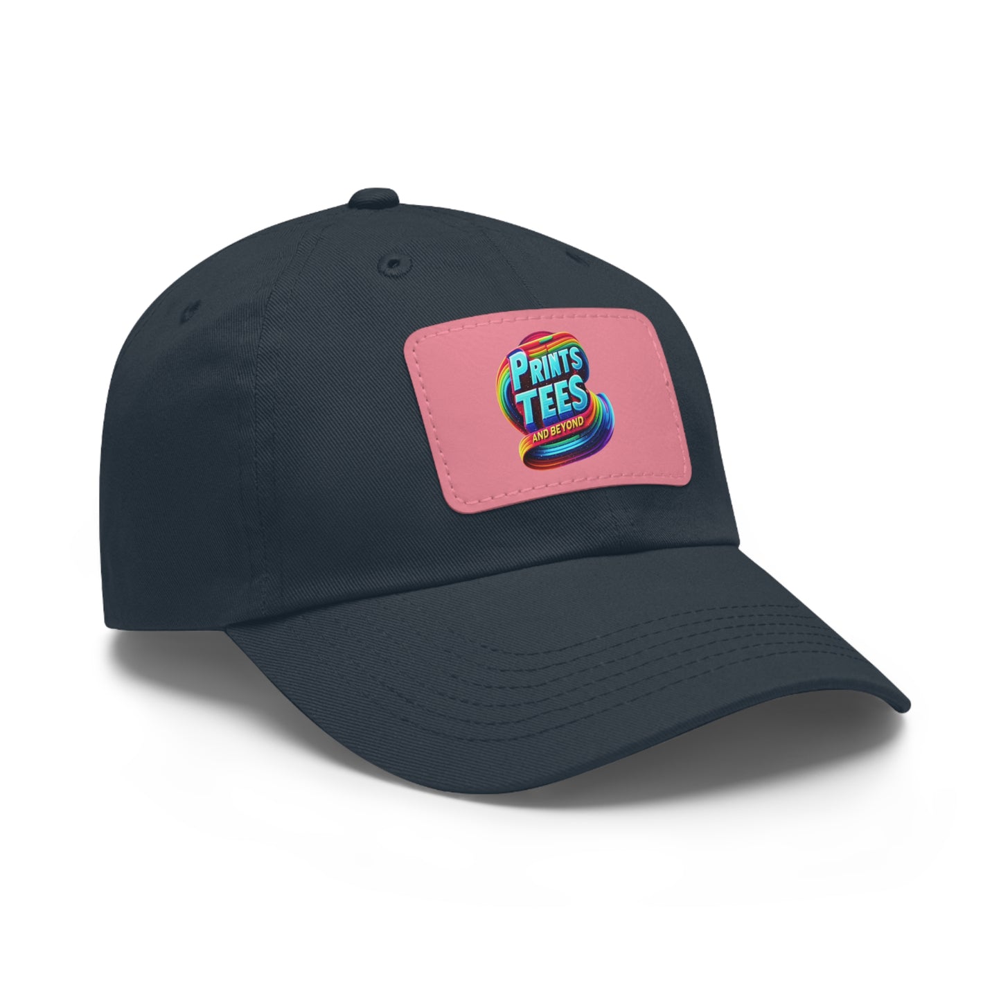 PTB-Dad Hat with Leather Patch (Rectangle)