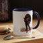 Standing on Business-Black Woman-Accent Coffee Mug (11, 15oz)