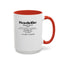 Baddie Definition-Accent Coffee Mug (11, 15oz)