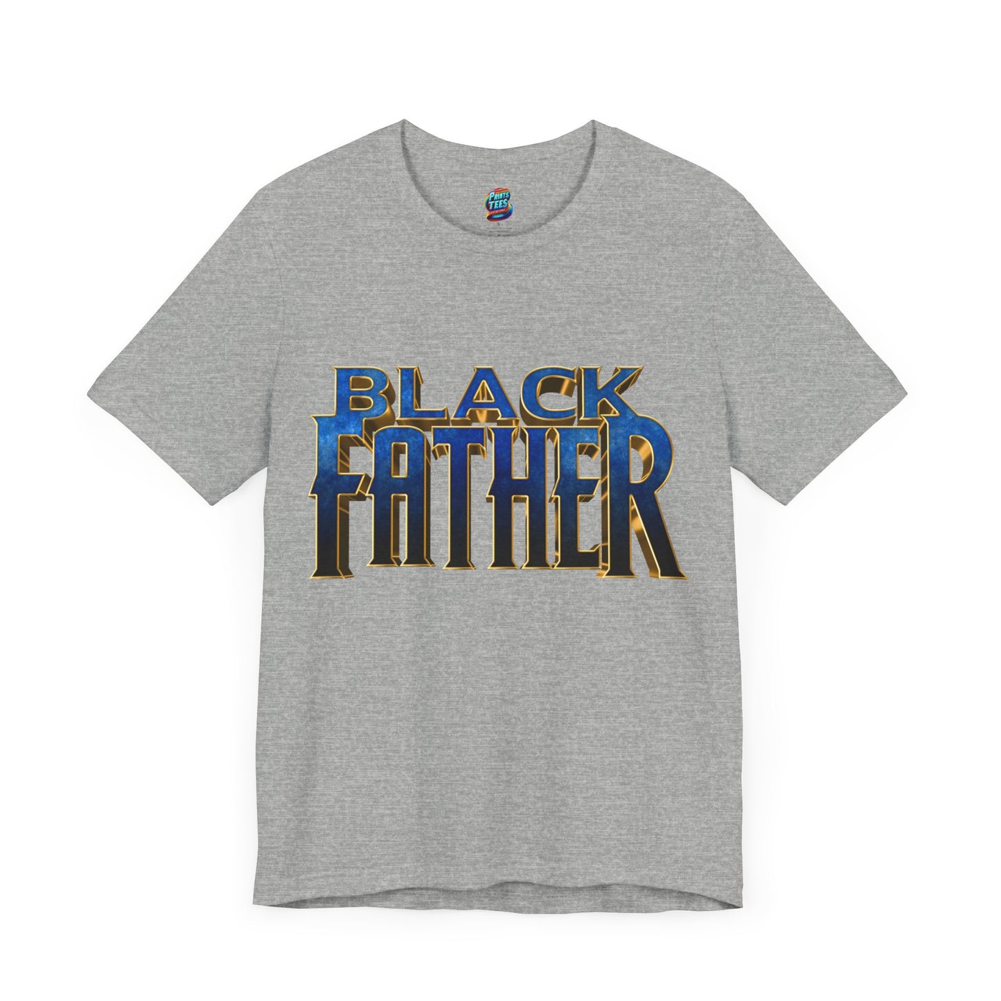 Black Father Panther Style-Jersey Knit T-Shirt