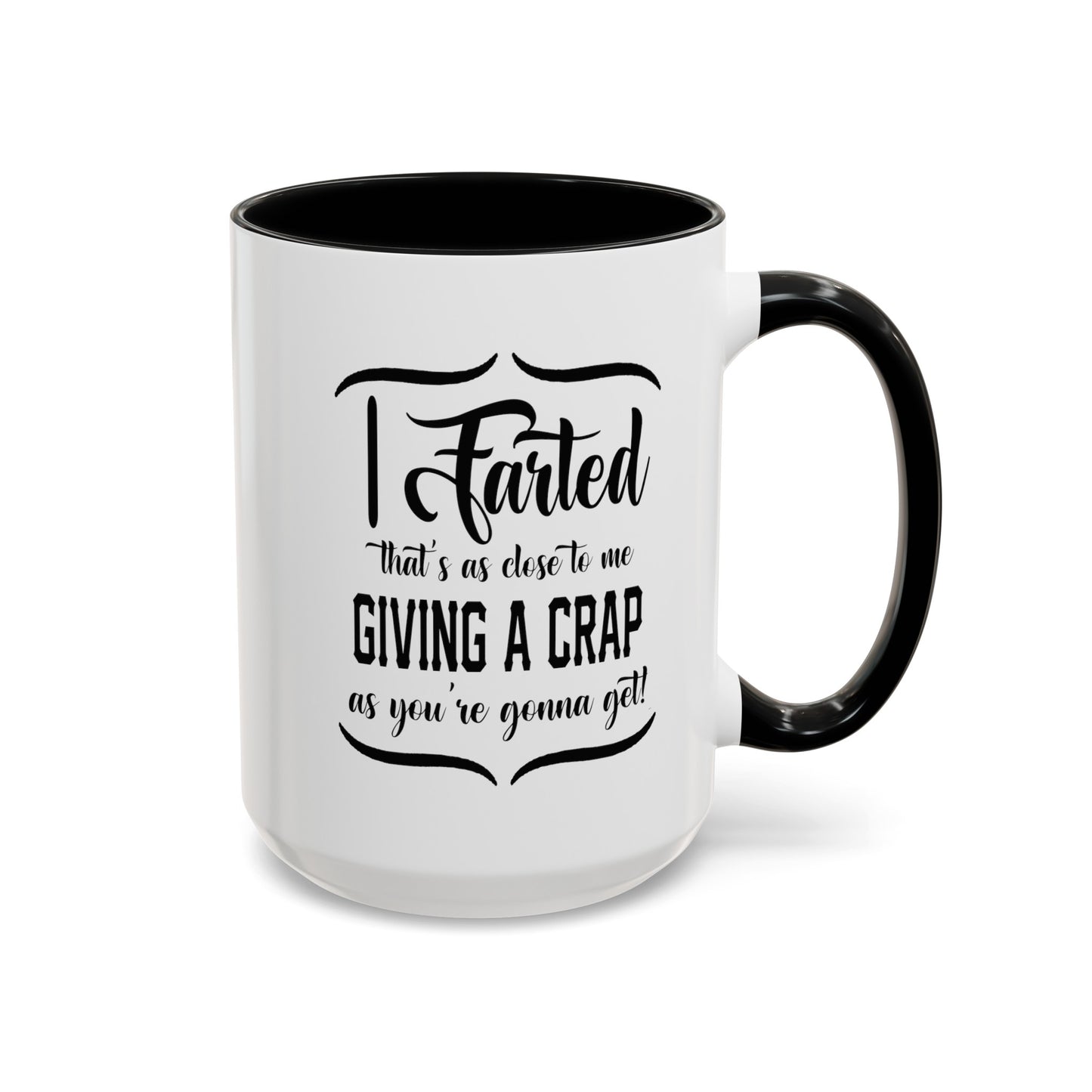 Giving a Crap-Accent Coffee Mug (11, 15oz)