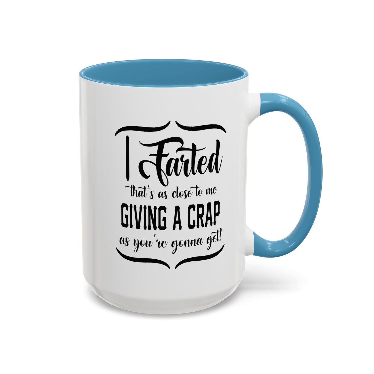 Giving a Crap-Accent Coffee Mug (11, 15oz)
