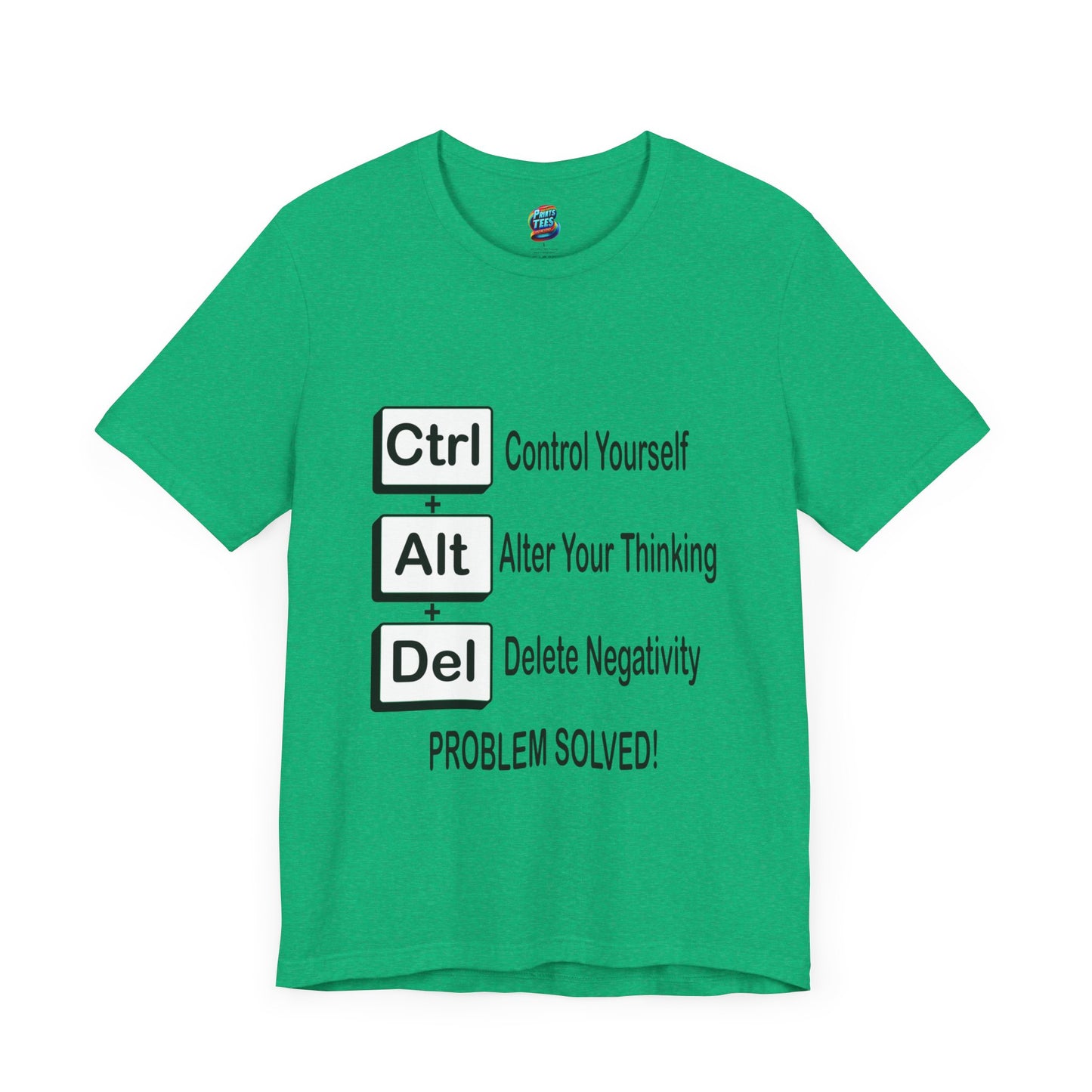 Ctrl-Alt-Del-Jersey Knit T-Shirt