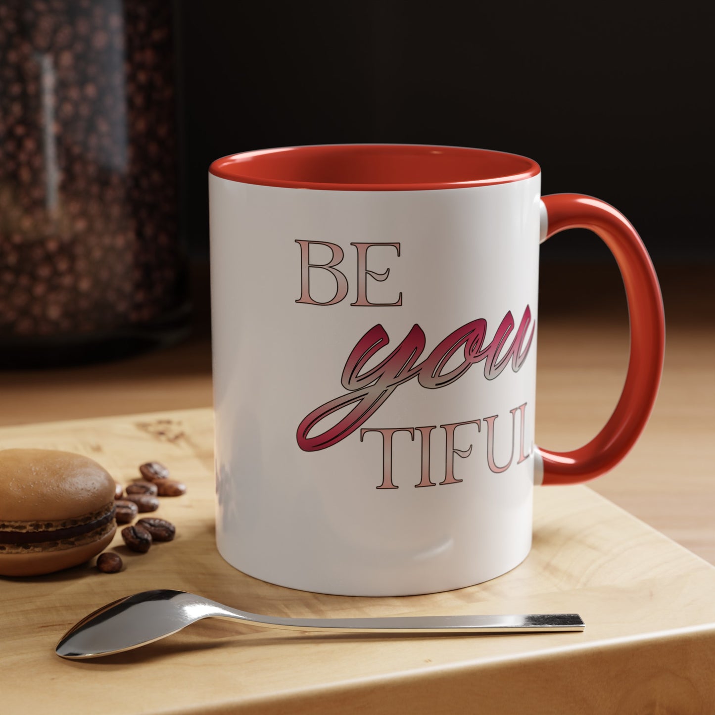 Beyoutiful-Accent Coffee Mug (11, 15oz)