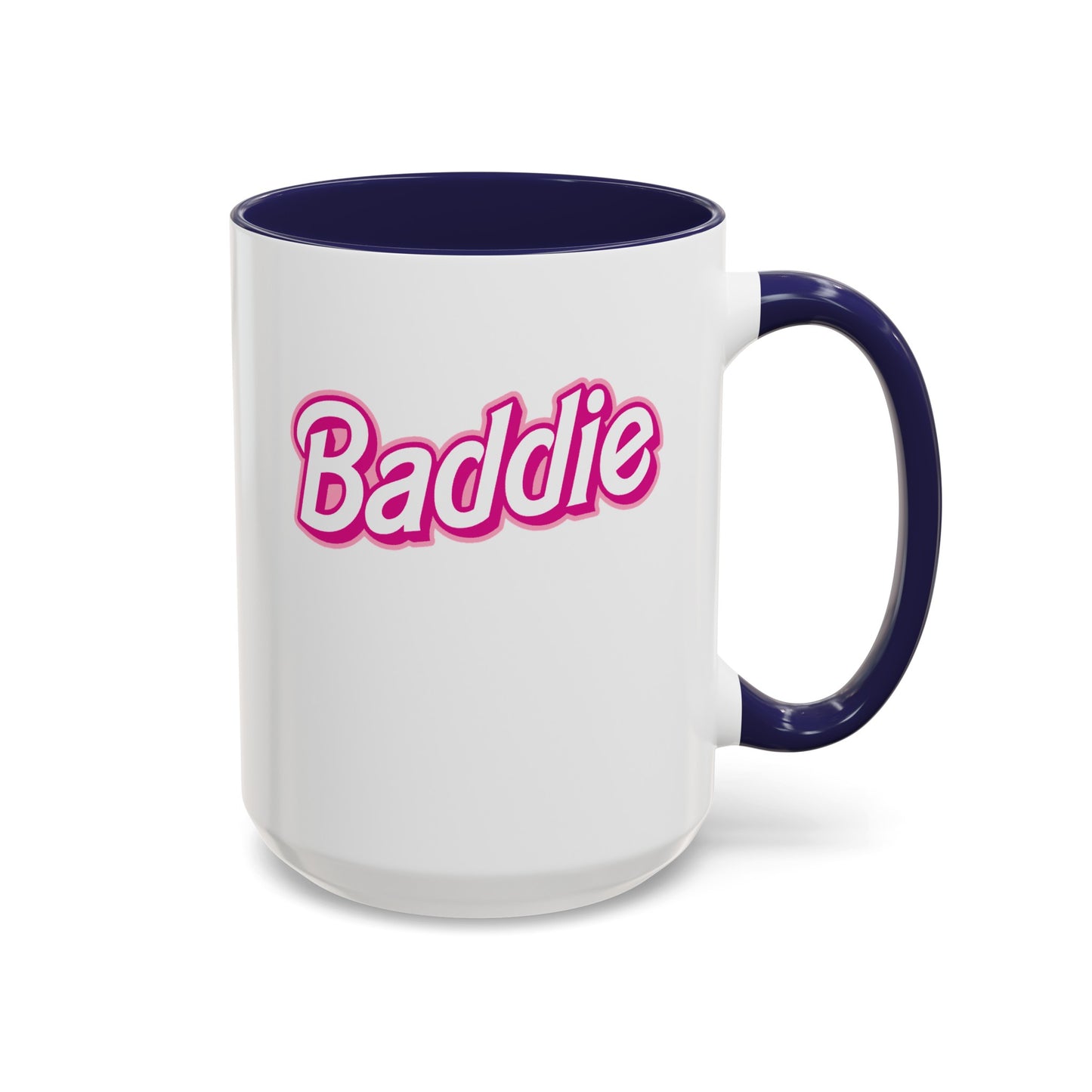 Pink Baddie-Accent Coffee Mug (11, 15oz)