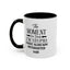 Outsmarted-Accent Coffee Mug (11, 15oz)