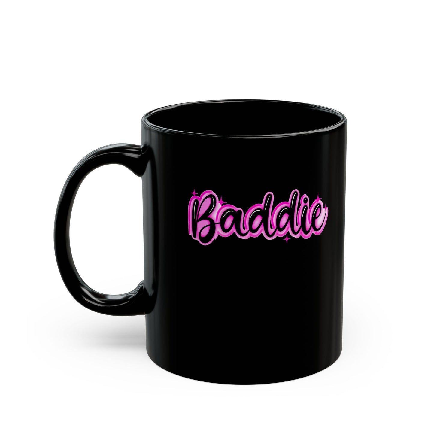Baddie Gradient-Black Mug (11oz, 15oz)