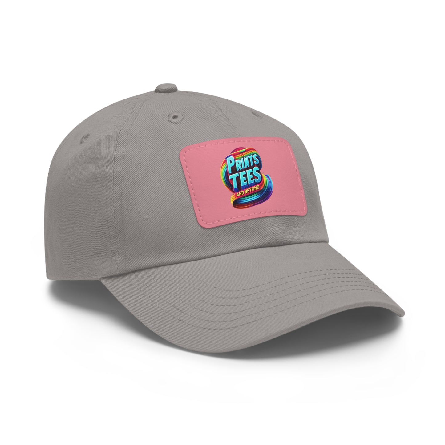 PTB-Dad Hat with Leather Patch (Rectangle)