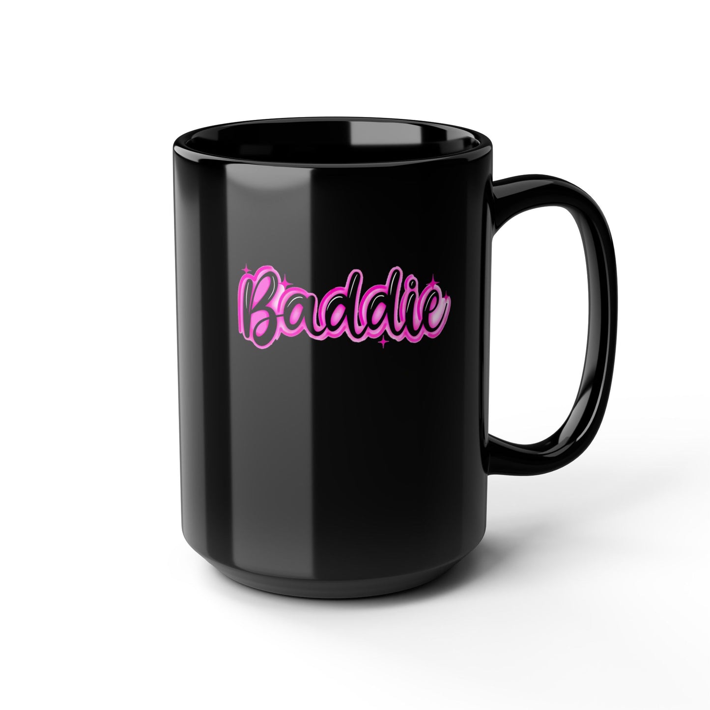 Baddie Gradient-Black Mug (11oz, 15oz)