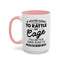 Rattle My Cage-Accent Coffee Mug (11, 15oz)