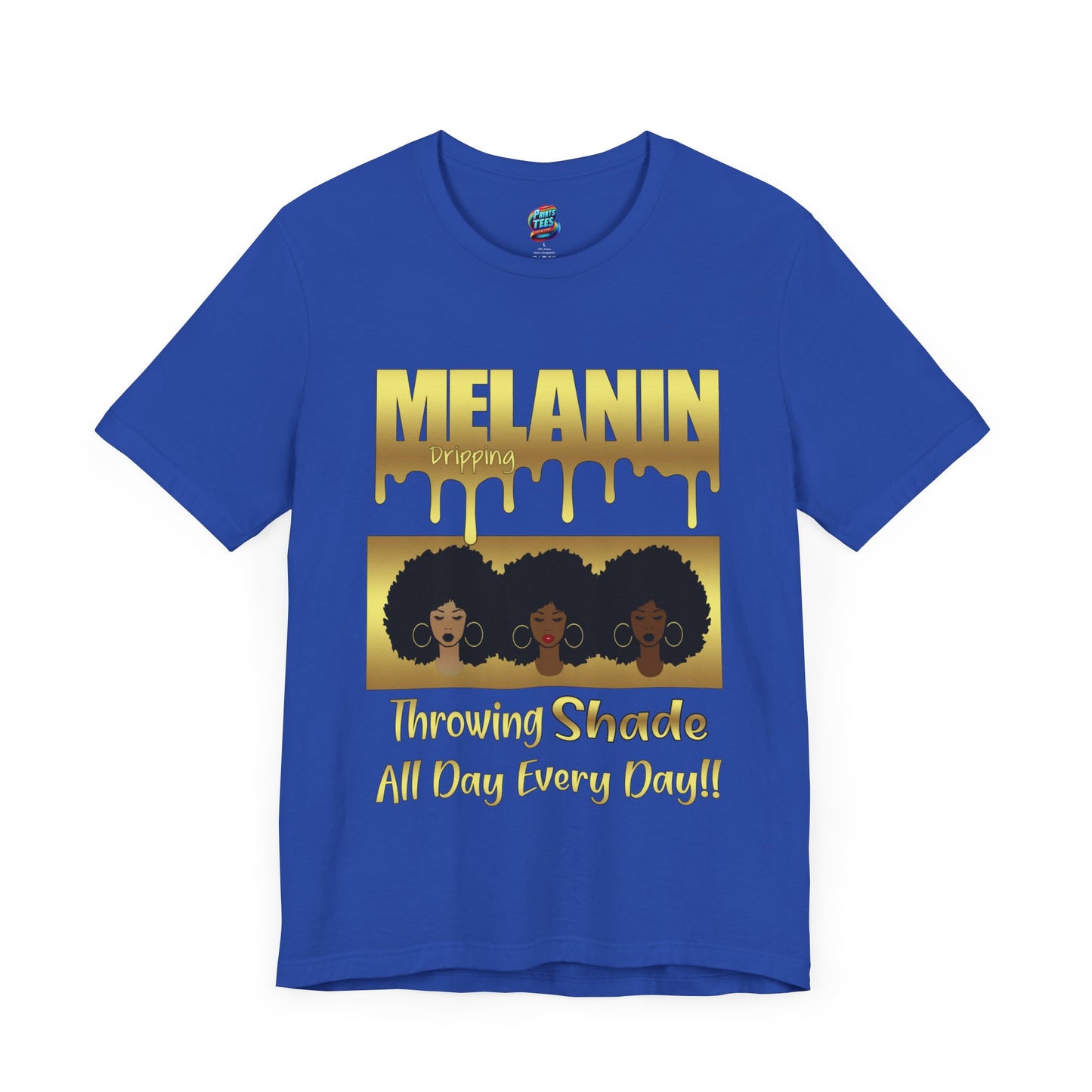 Melanin Dripping-Jersey Knit T-Shirt