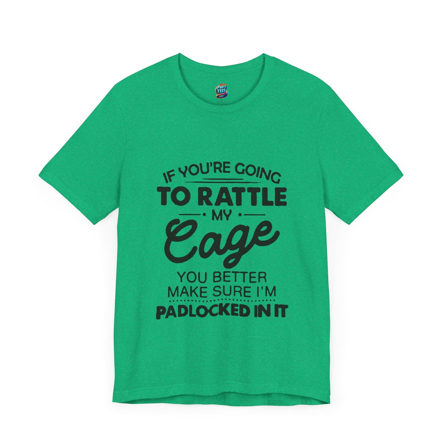 Rattle My Cage-Jersey Knit T-Shirt