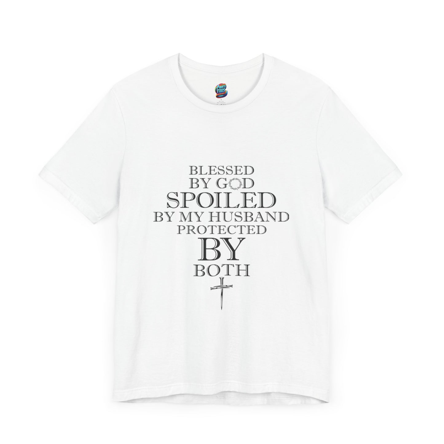 Blessed & Spoiled-Jersey Knit T-Shirt