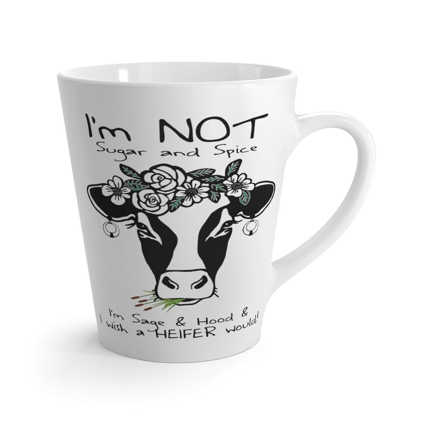 Sage and Hood-Latte Mug, 12oz