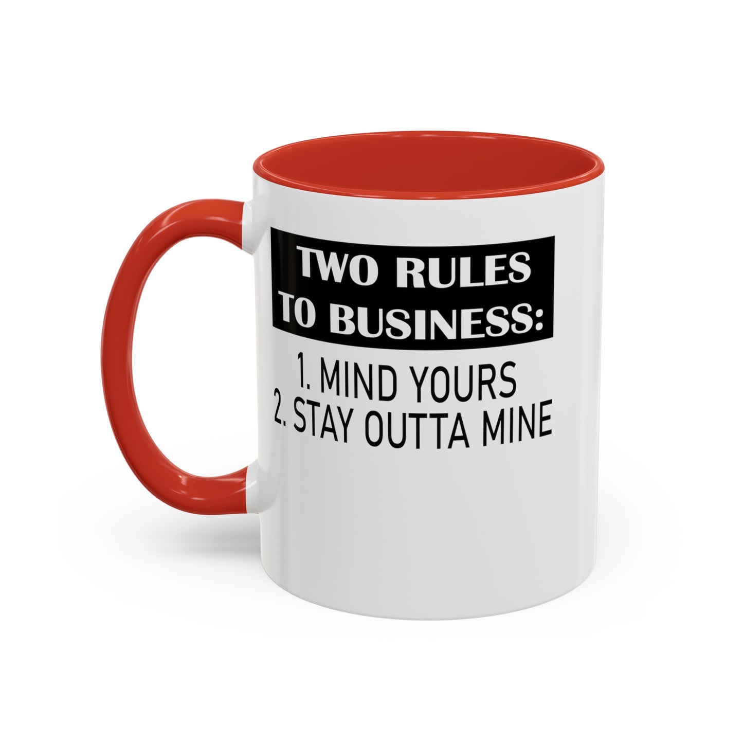 Business Rules-Accent Coffee Mug (11, 15oz)