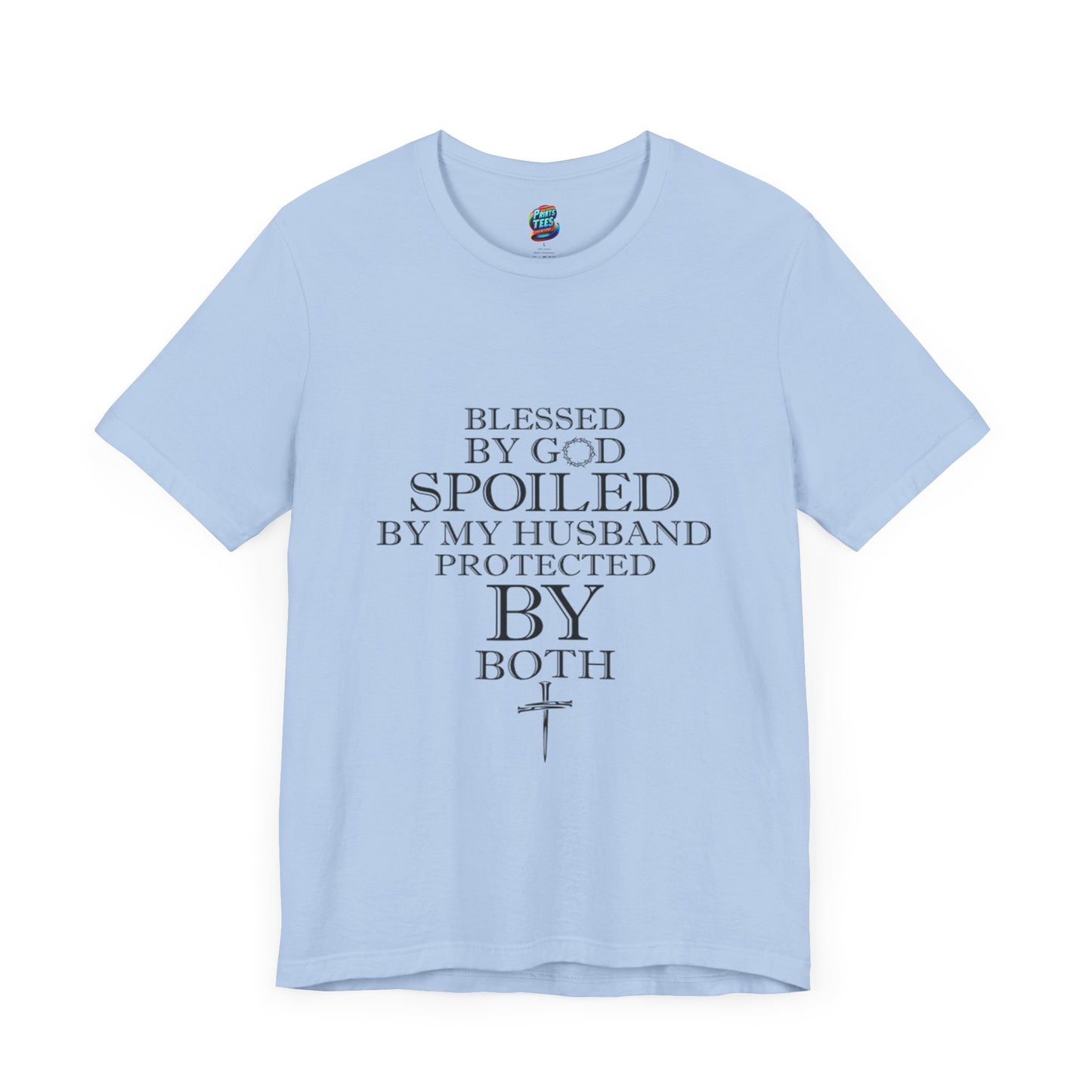 Blessed & Spoiled-Jersey Knit T-Shirt