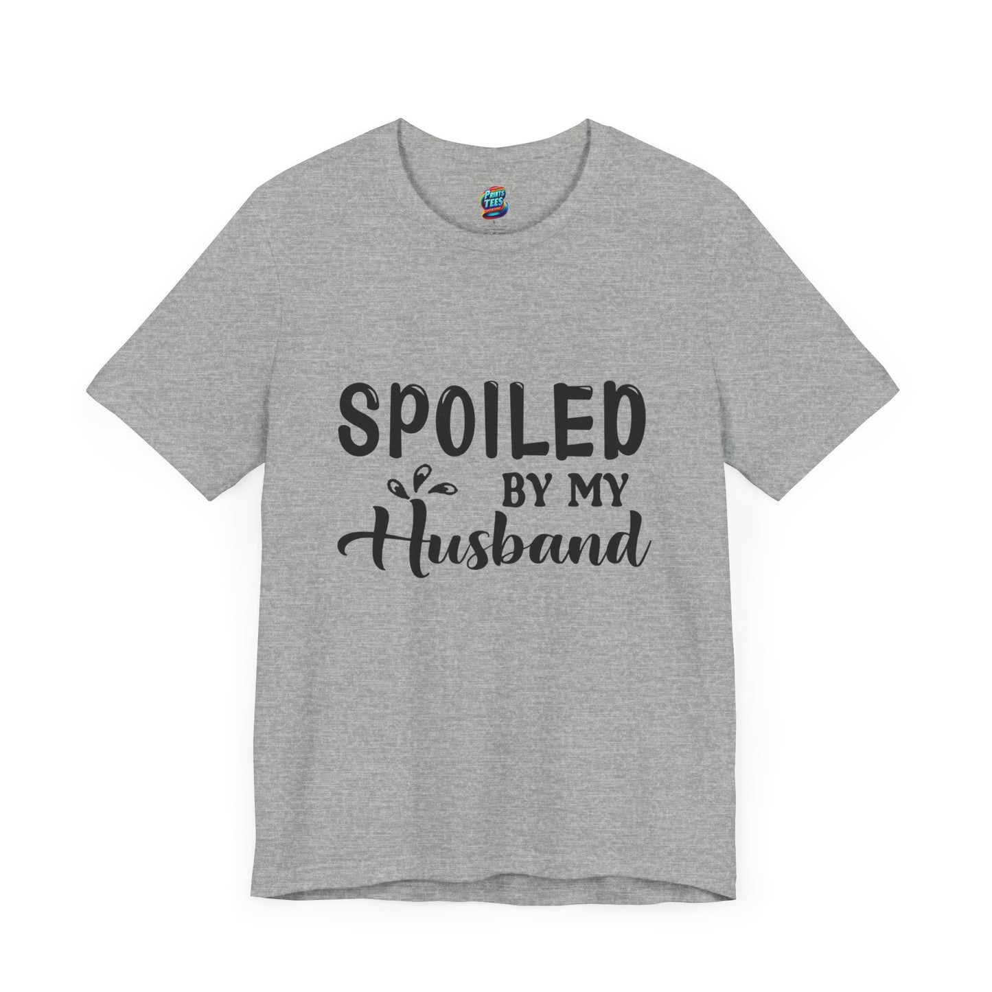 Spoiled by Husband-Jersey Knit T-Shirt