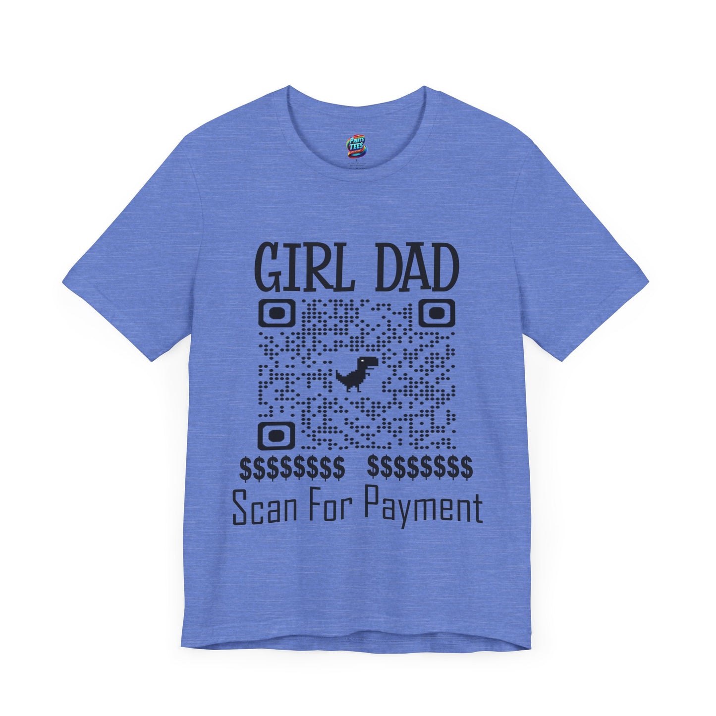 Scan for Payment-Jersey Knit T-Shirt