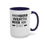 Know Your Worth-Accent Coffee Mug (11, 15oz)