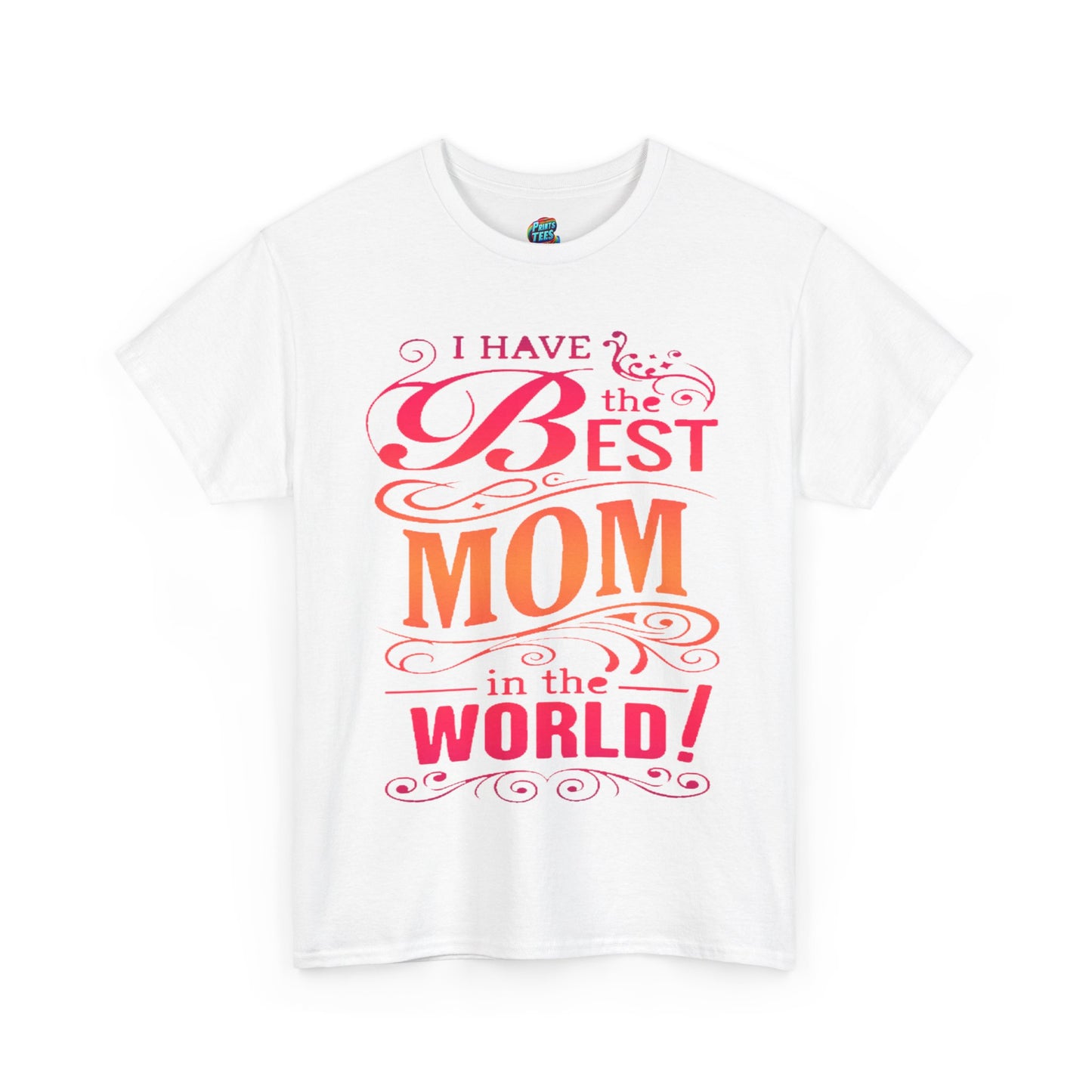 Best Mom In The World-Heavy Cotton Classic Tee