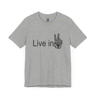 Hand Peace-Jersey Knit T-Shirt