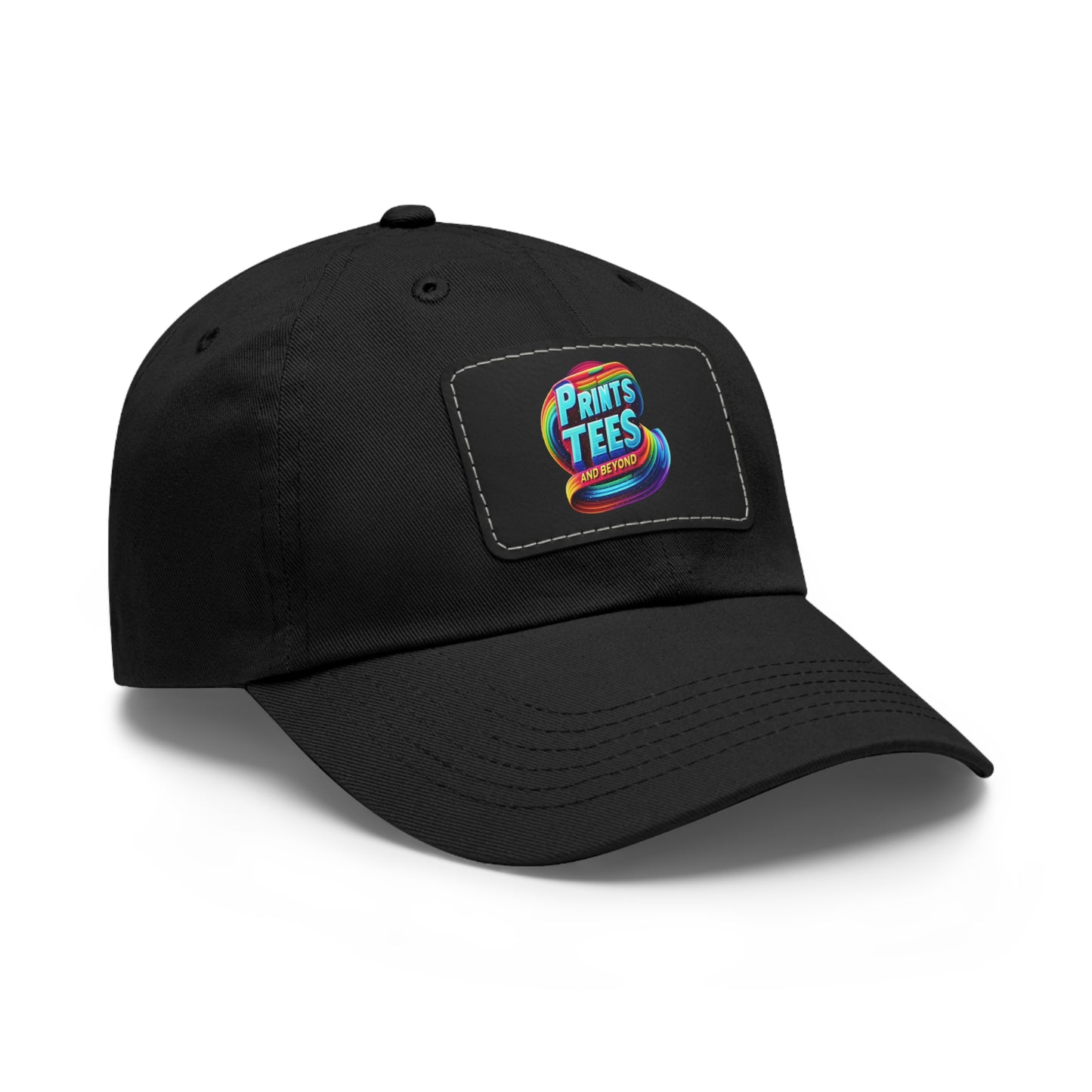 PTB-Dad Hat with Leather Patch (Rectangle)