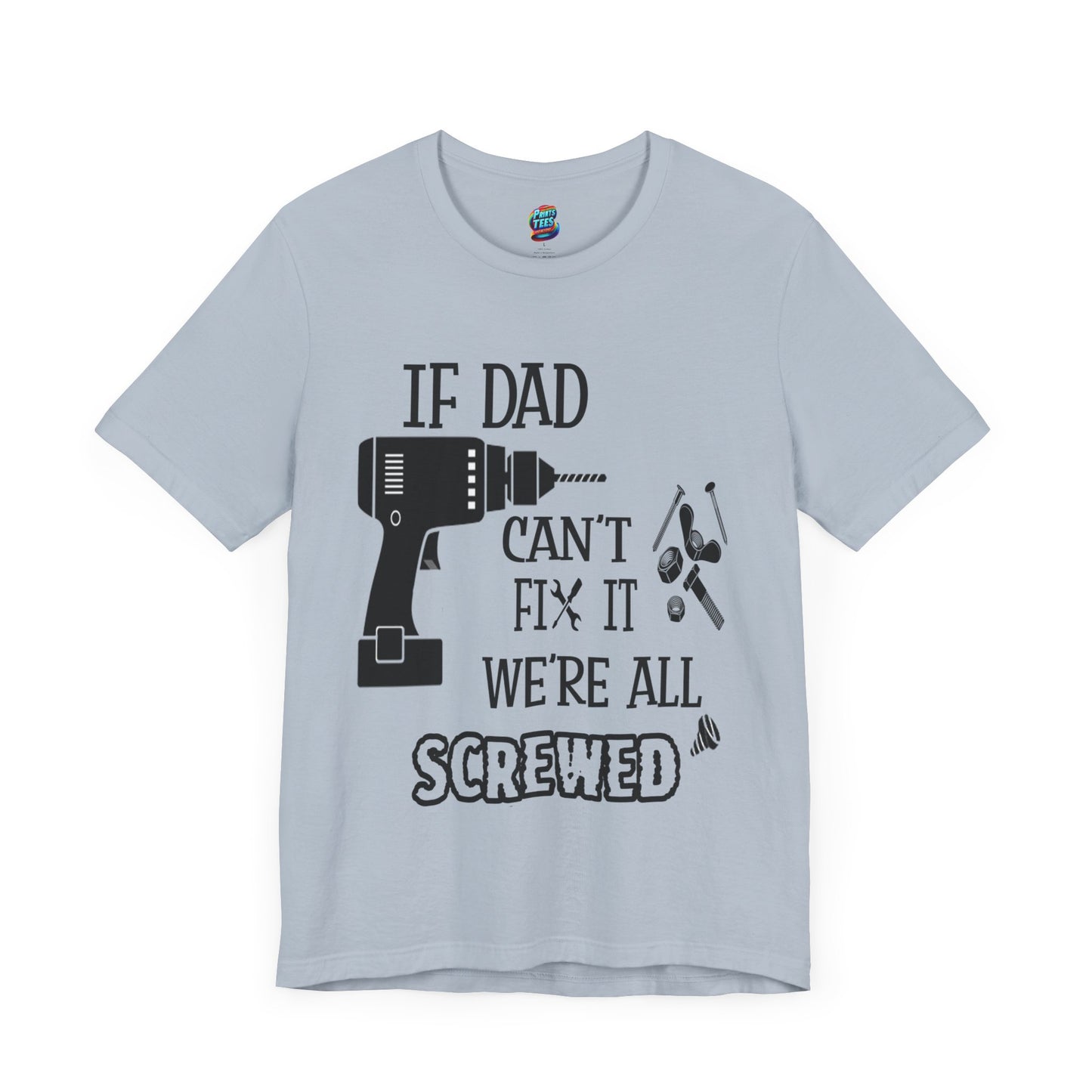 Fix It Dad-Jersey Knit T-Shirt